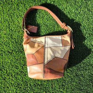 Vintage Coach 11462 Bleecker Vachetta Patchwork puzzle Duffle Limited Edition